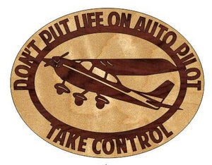 Auto Pilot Plaque