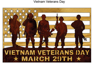 743, Vietnam Veterans Day, 6 in. x 10.25 in. 