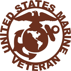 785, US Marines Veteran, 6.5 in. x 10.5 in. 