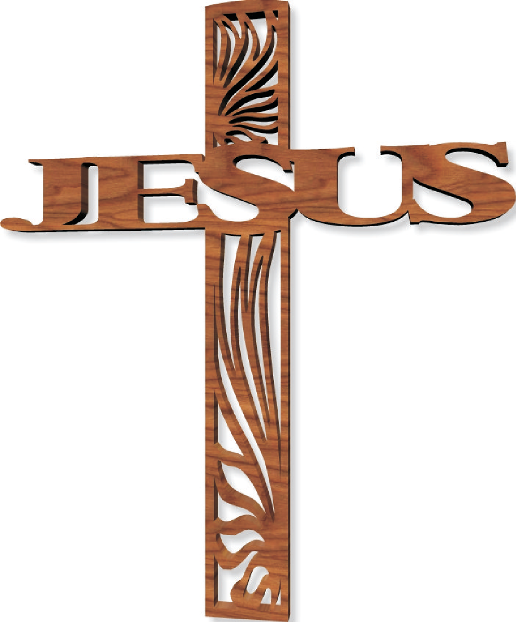 811, Jesus Cross (not enclosed), 9.5 in. x 7.25 in. 