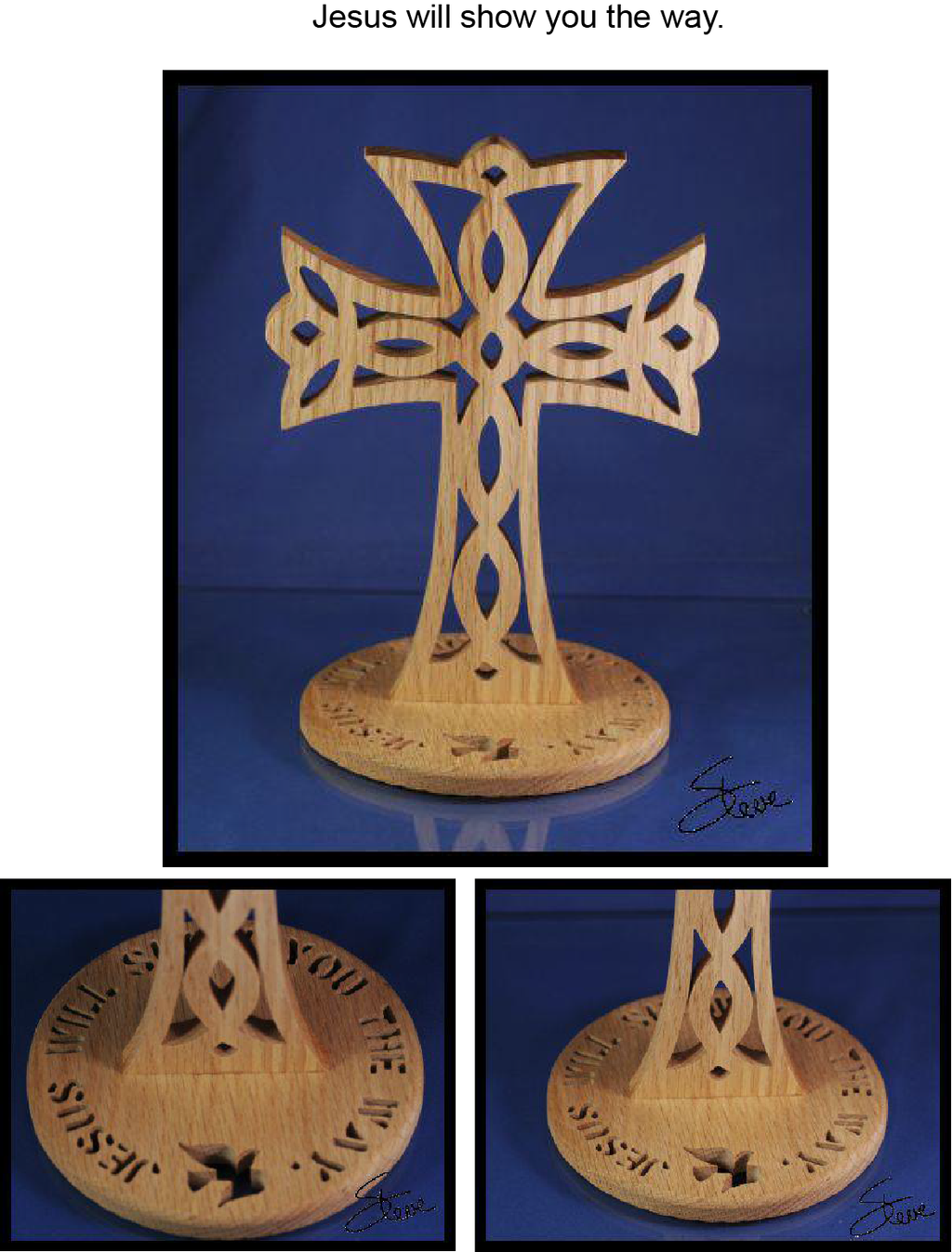 845, Jesus will Show the Way Cross, 6 in. x 8 in.