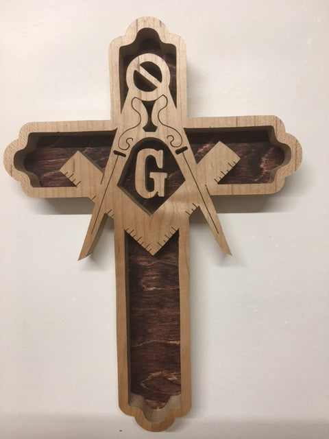 853, Masonic Cross, 4.5 in. x 10 in. 