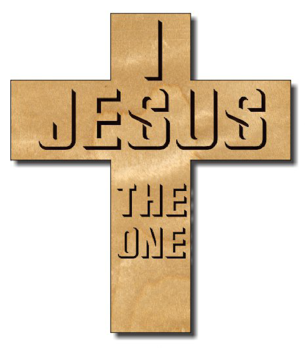 1332, Jesus is the One, 2.75 in. x 14.25 in. 
