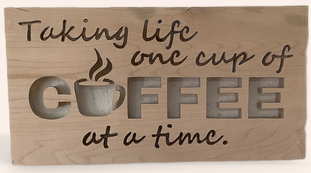 Coffee one cup at a time