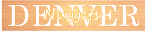 Denver Nuggets Plaque
