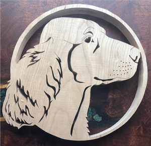 Irish Setter Scroll Saw Art